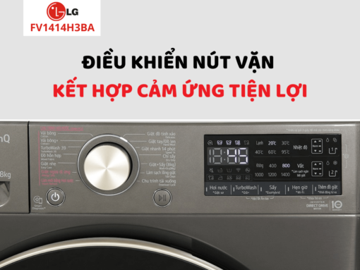 Máy giặt sấy LG FV1414H3BA