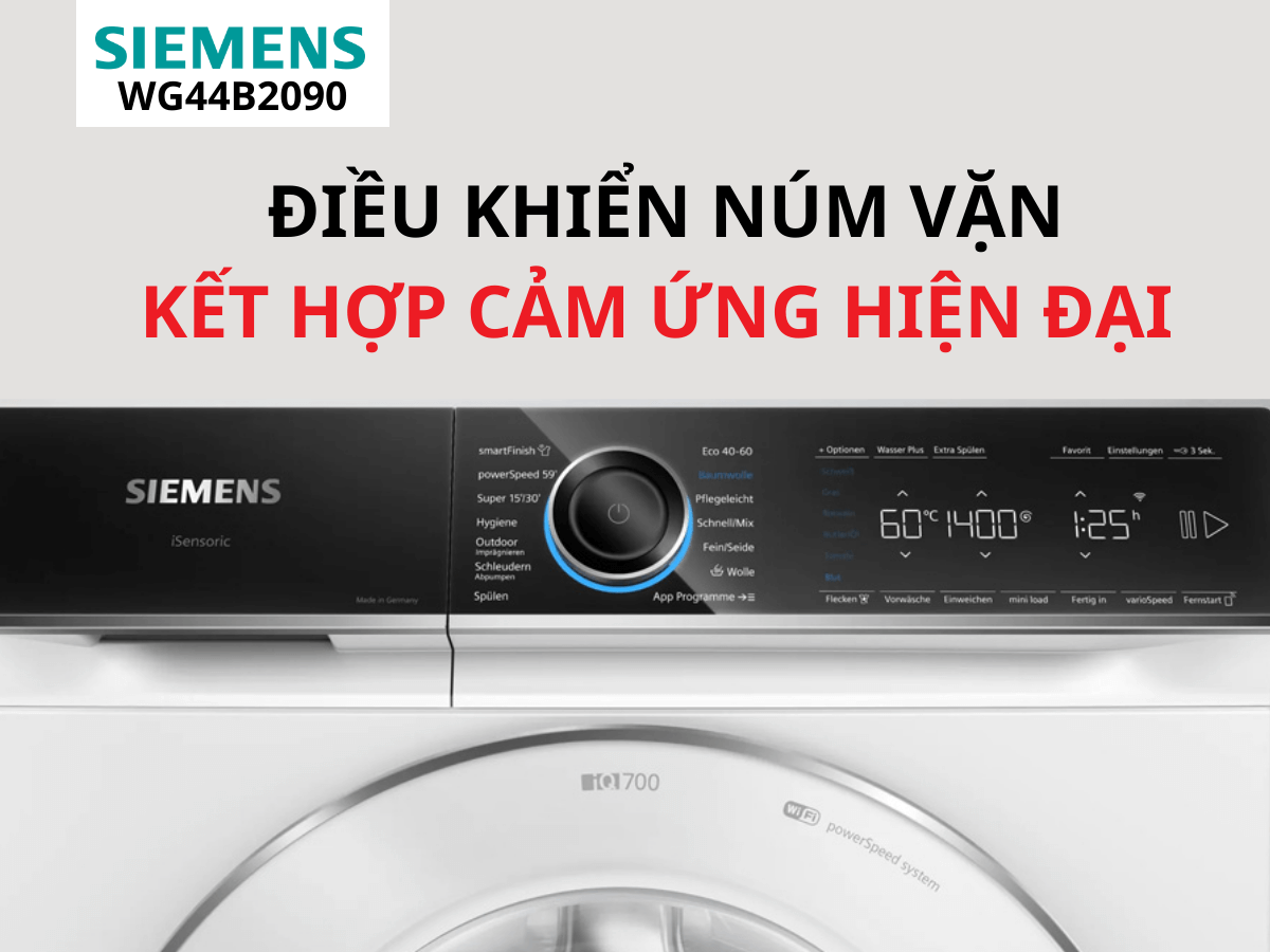 Máy giặt Siemens WG44B2090 iQ700 9kg