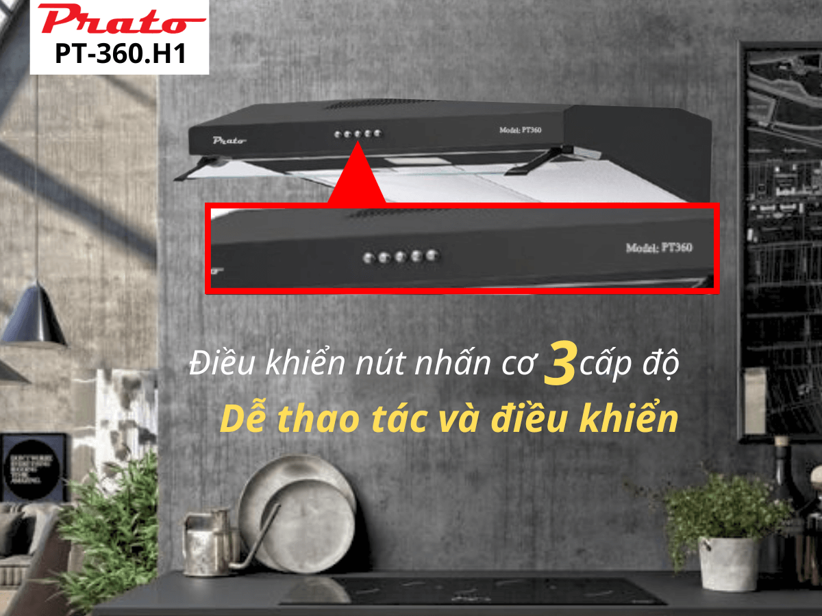 Máy hút mùi Prato PT-360.H1