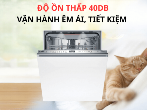 Động cơ không chổi than EcoSilence Drive, độ ồn thấp 40dB