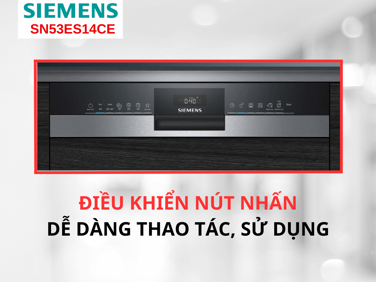 Máy rửa chén Siemens SN53ES14CE