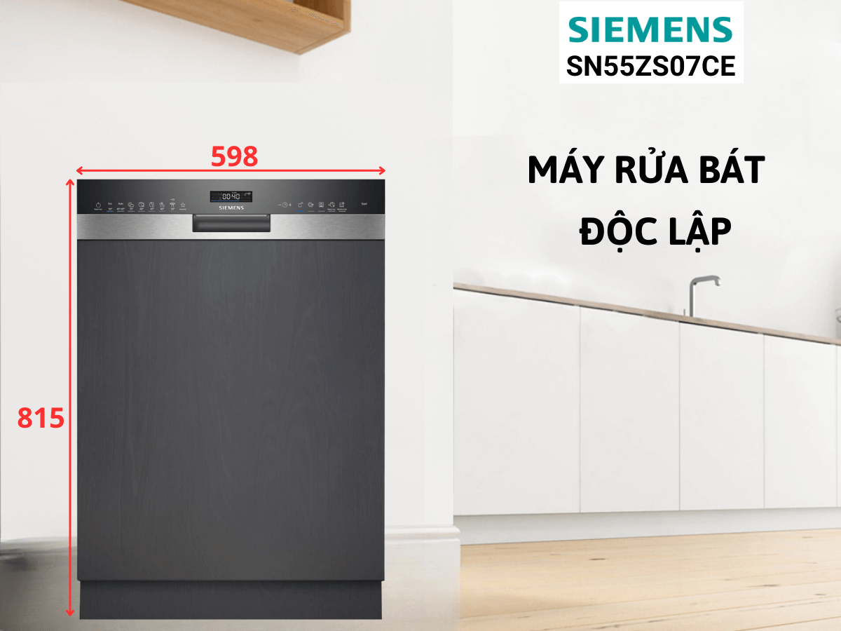 Máy rửa chén Siemens SN55ZS07CE