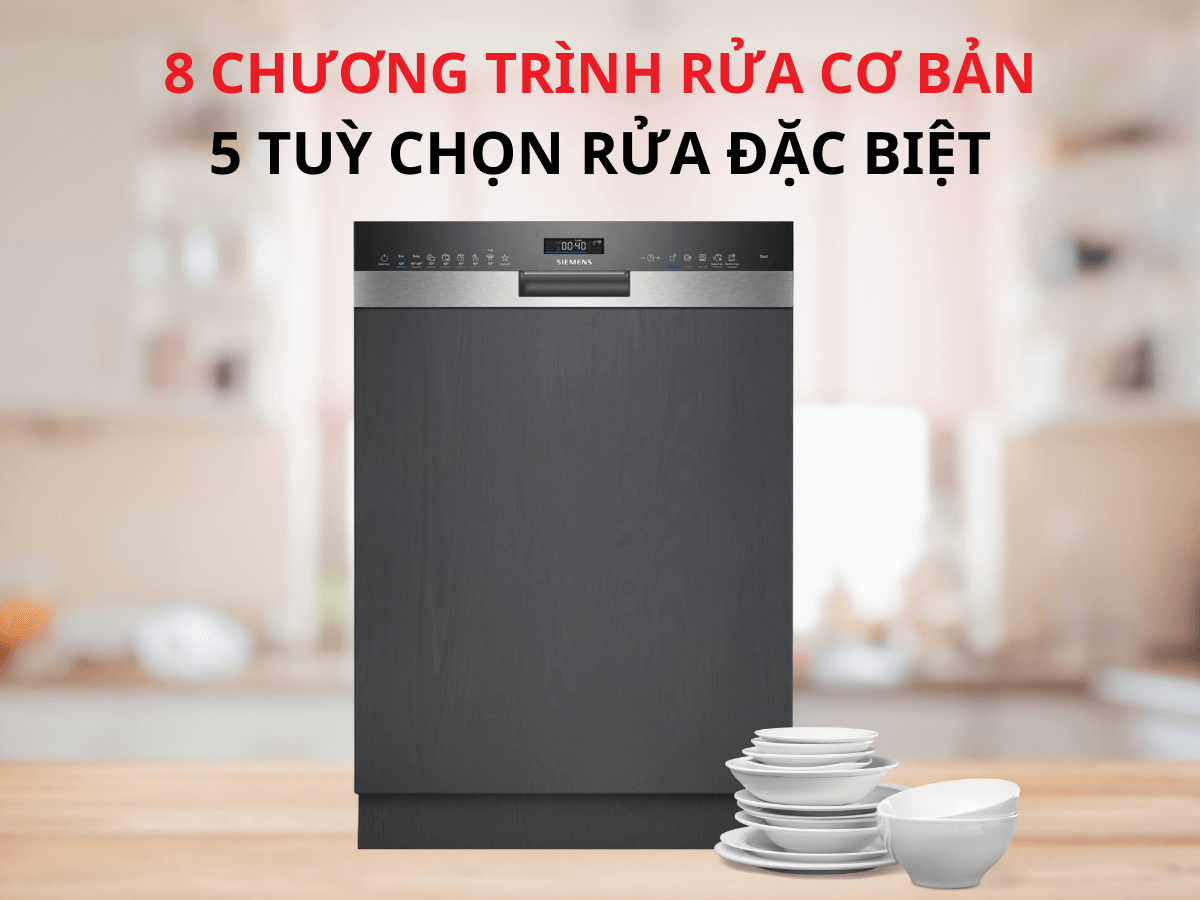 Máy rửa chén Siemens SN55ZS07CE