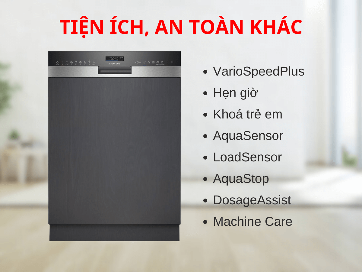 Máy rửa chén Siemens SN55ZS07CE