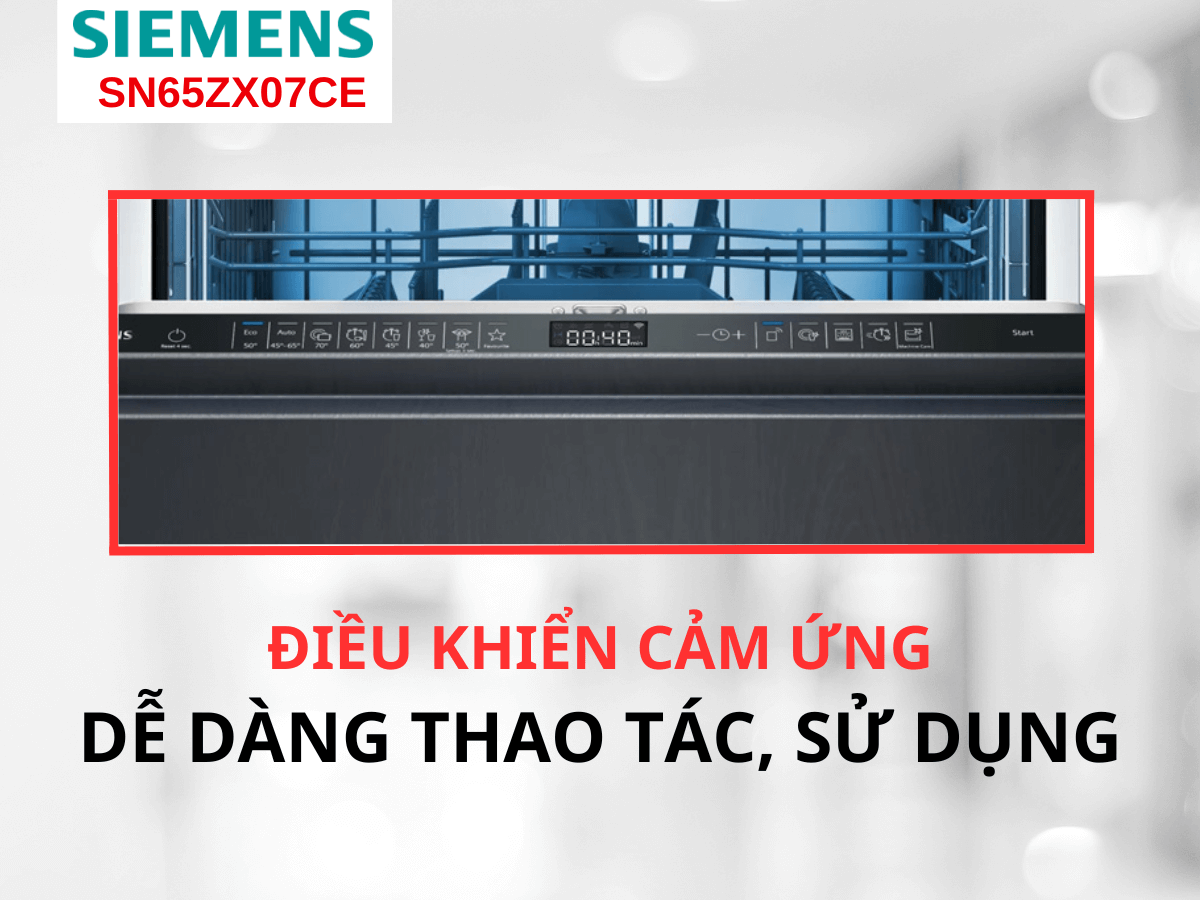 Điều khiển cảm ứng và màn hình LED hiện đại