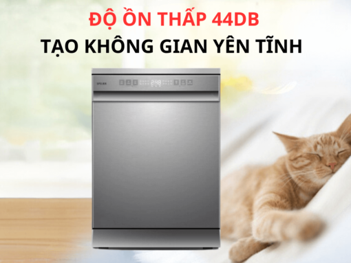 Động cơ không chổi than vận hành êm, độ ồn tối đa 44dB
