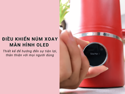 Điều khiển núm xoay và màn hình OLED hiện đại