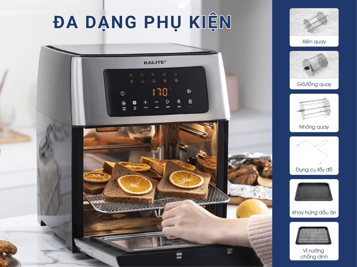 Nồi chiên không dầu Kalite KL-1500