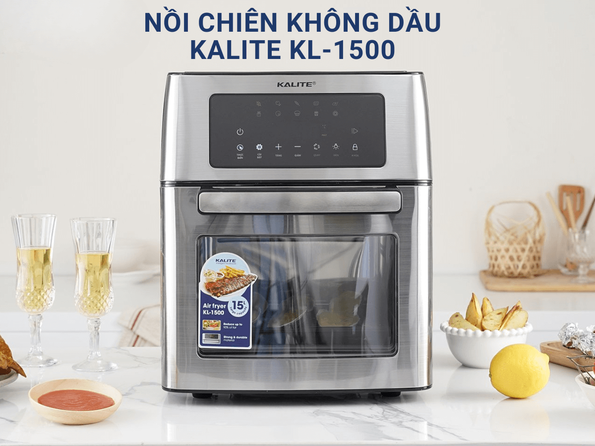nồi chiên không dầu kalite kl-1500