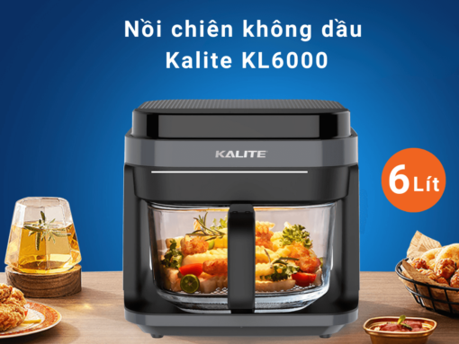 Nồi chiên không dầu Kalite KL6000 dung tích 6 lít, thiết kế sang trọng
