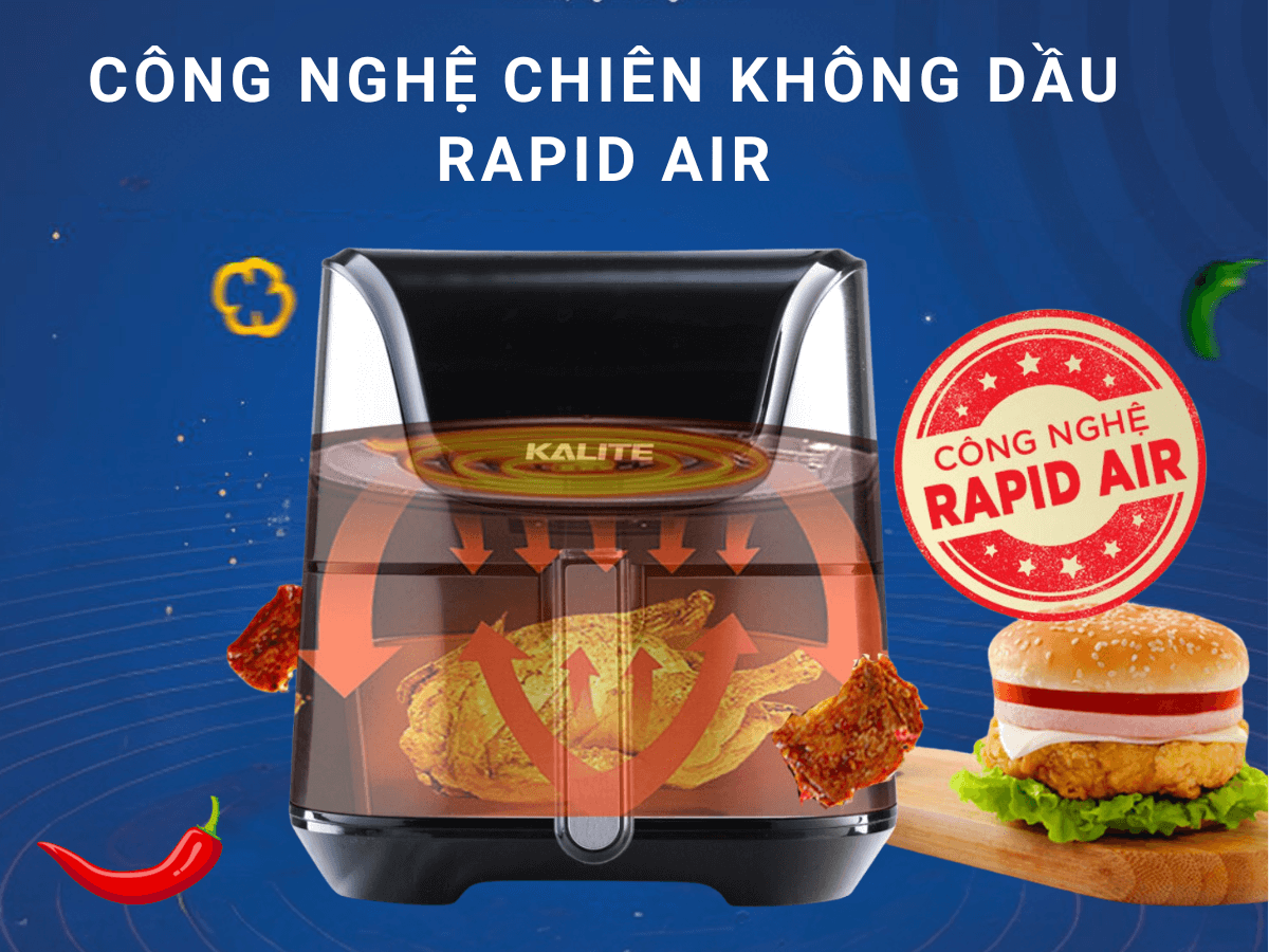 Nồi chiên không dầu Kalite Q6