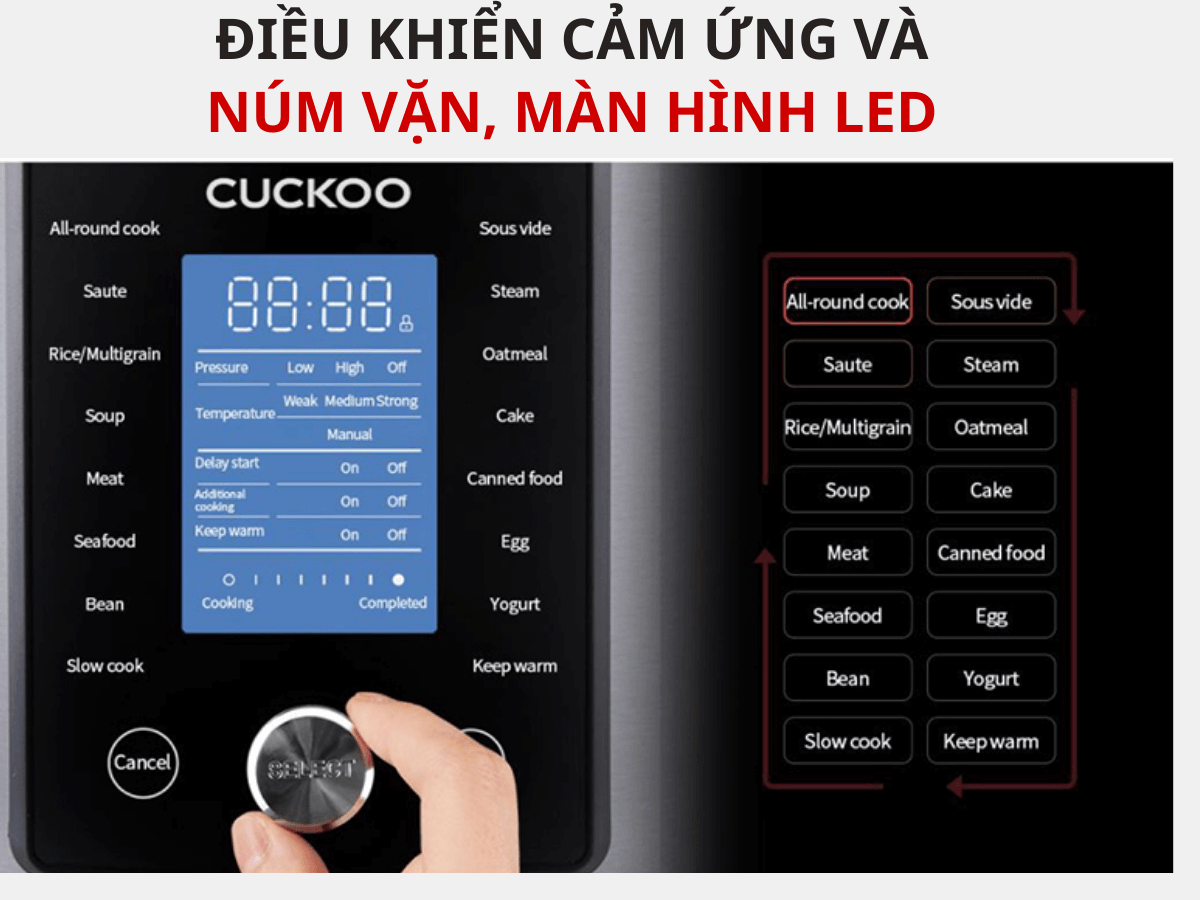 Nồi cơm điện tử áp suất Cuckoo CMC-A0655FB