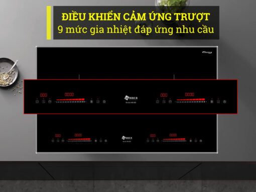 bếp từ arber ab-990 (2) Điều khiển cảm ứng trượt hiện đại, dễ sử dụng