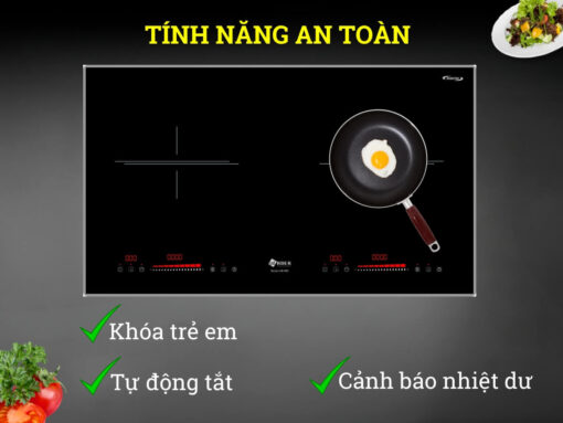 bếp từ arber ab-990 (7) Tính năng an toàn bảo vệ cho cả gia đình