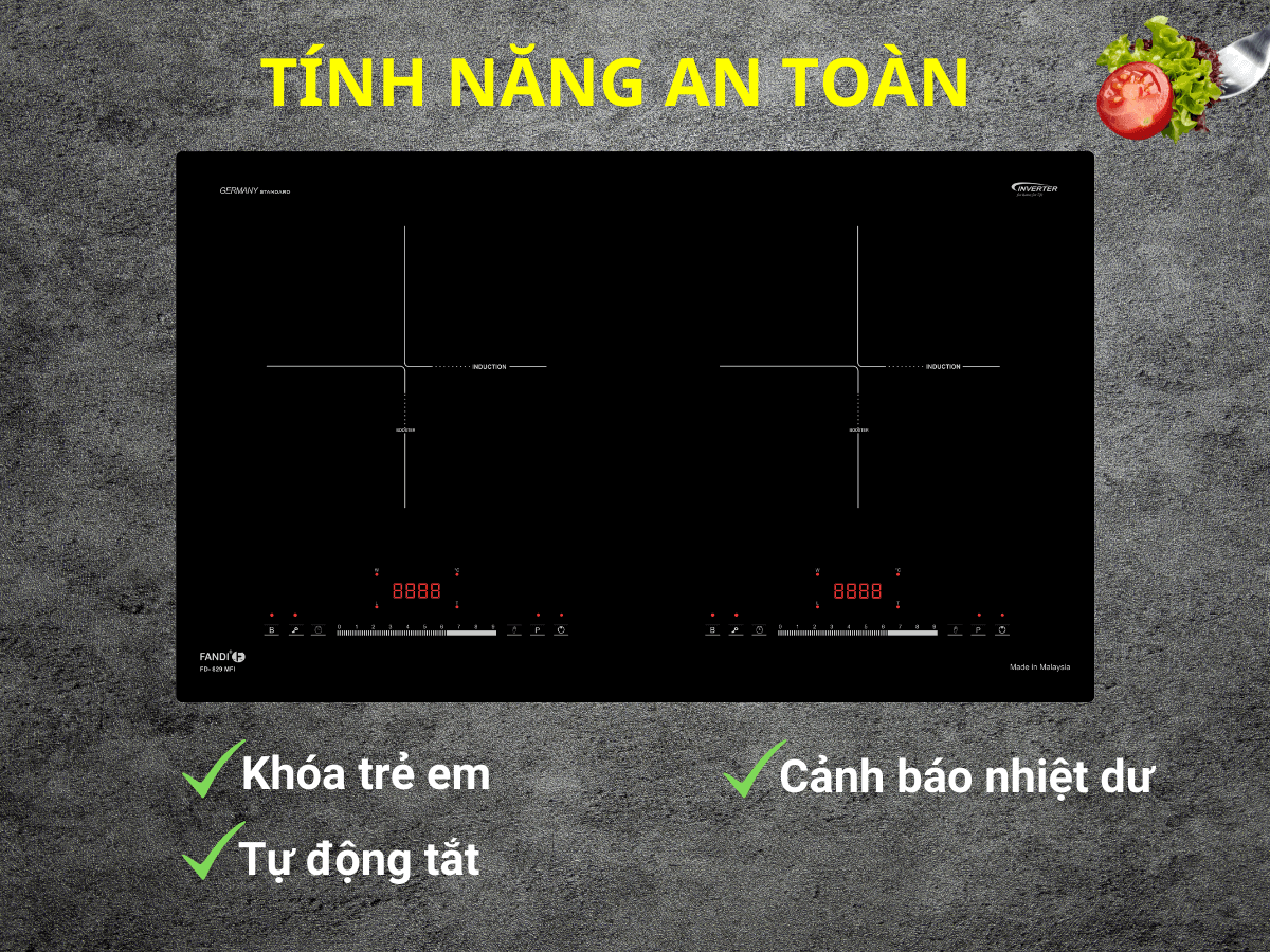 Tính năng an toàn bảo vệ cho cả gia đình