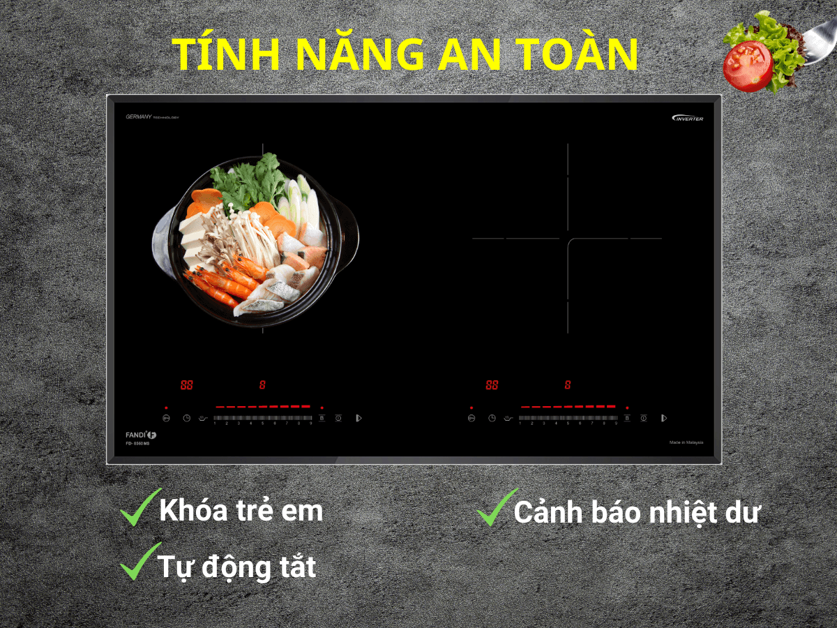 Tính năng an toàn bảo vệ cho cả gia đình