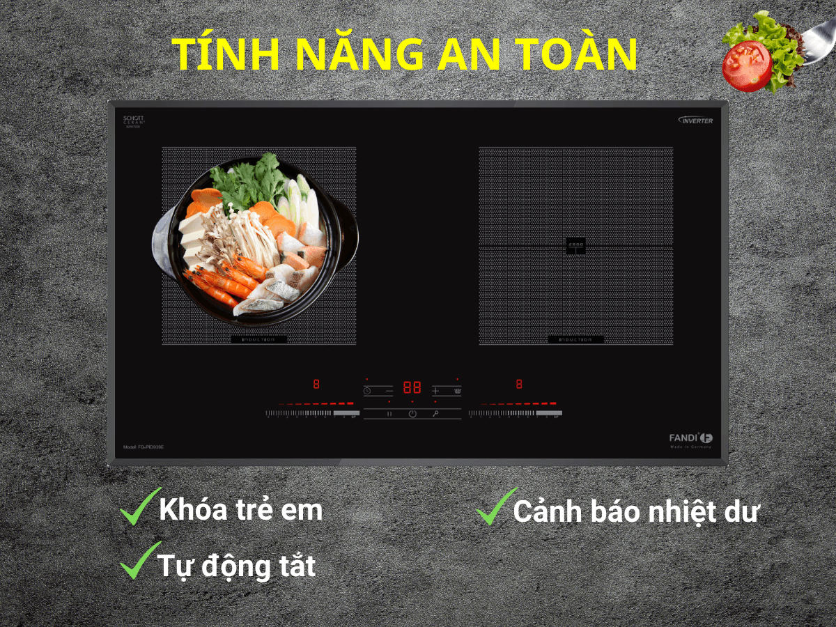 Tính năng an toàn bảo vệ cho cả gia đình