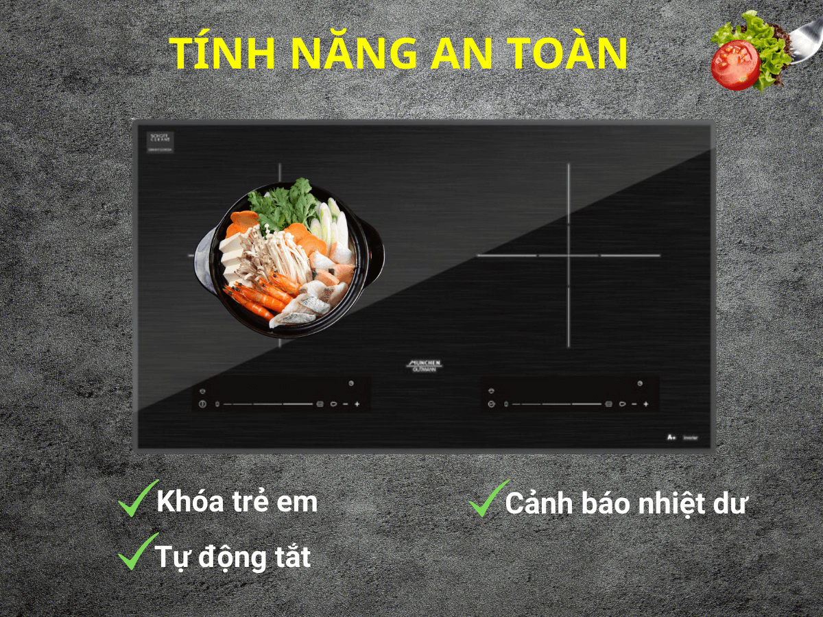 Tính năng an toàn bảo vệ cho cả gia đình