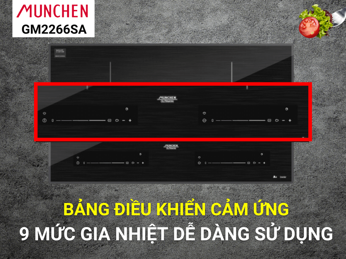 Điều khiển cảm ứng trượt hiện đại, dễ sử dụng