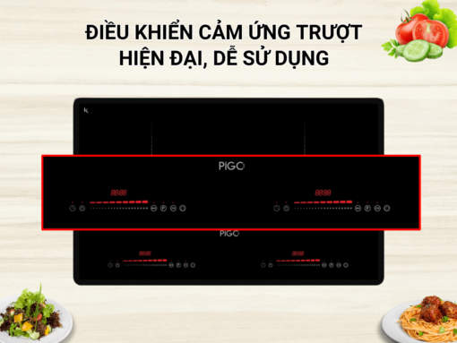 11 mức gia nhiệt đáp ứng nhu cầu nấu nướng đa dạng