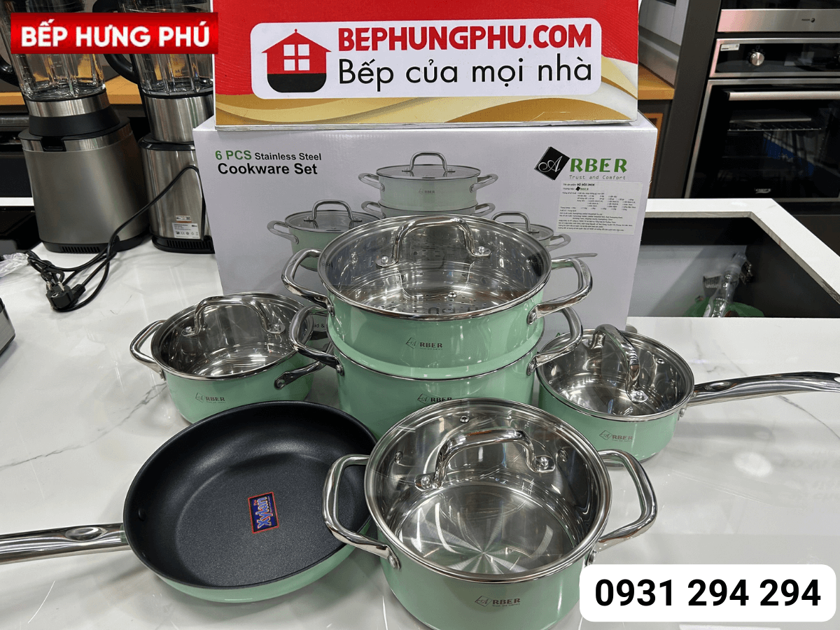bộ nồi inox Arber AN05XC