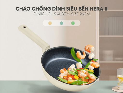 Tổng quan về Chảo Elmich Hera II EL-5941BE 26cm