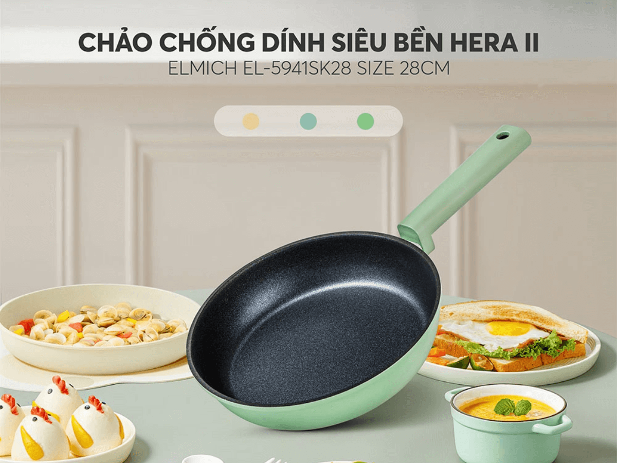 Chảo Elmich Hera II EL-5941GY 28cm