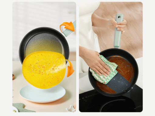 Lòng chảo phủ lớp chống dính Galaxy Light bền bỉ, an toàn với sức khoẻ