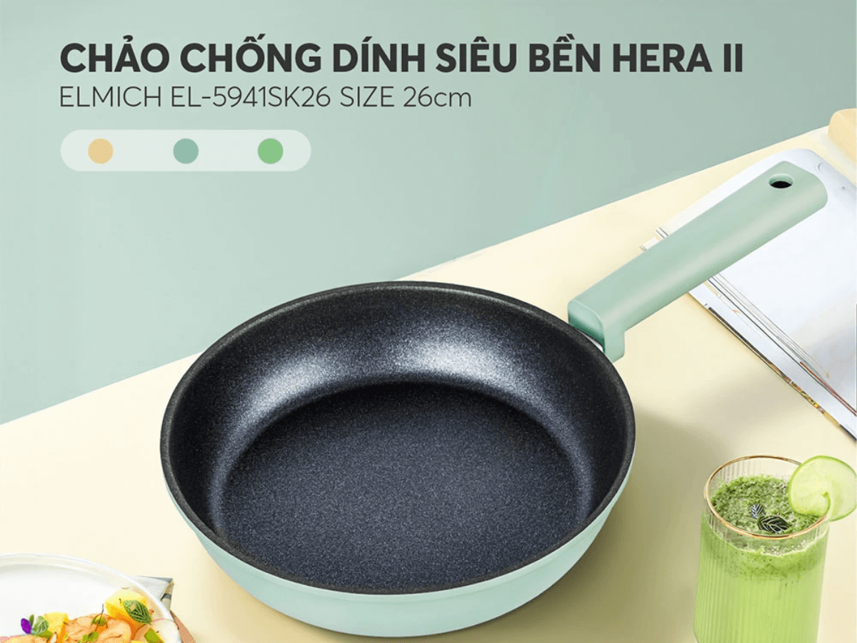 Tổng quan về Chảo Elmich Hera II EL-5941SK 26cm
