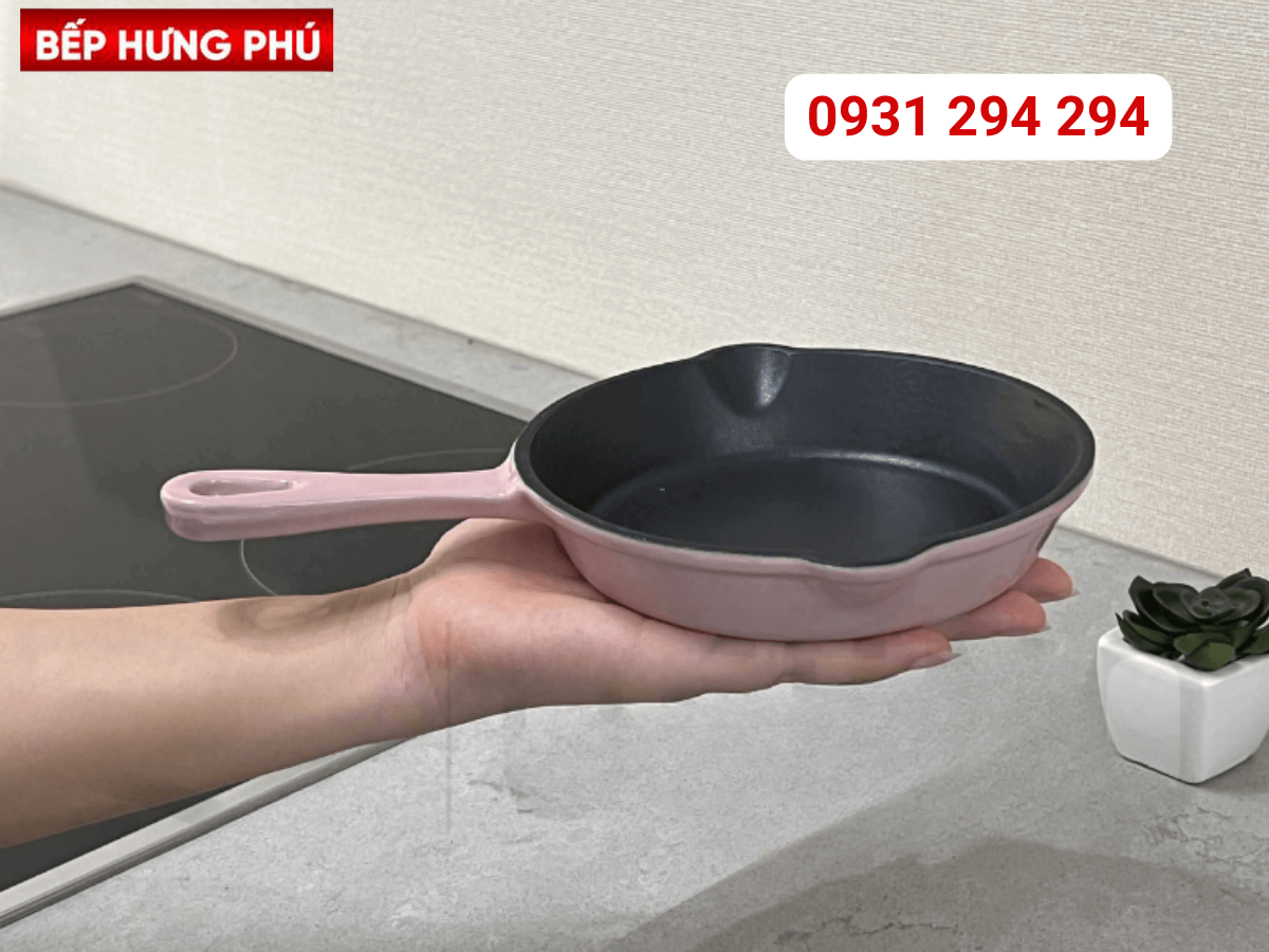 Chảo gang Oceno FR16DPINK 16cm