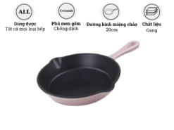 Chảo gang Oceno FR20DPINK 20cm