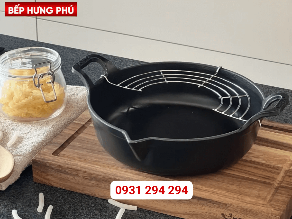 Chảo gang Oceno FR24D 24cm