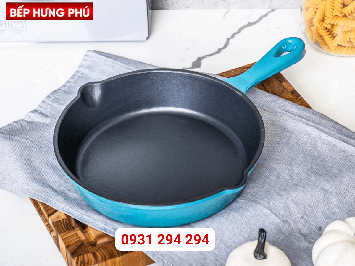 Chảo gang Oceno FR26GLBLUE 26cm
