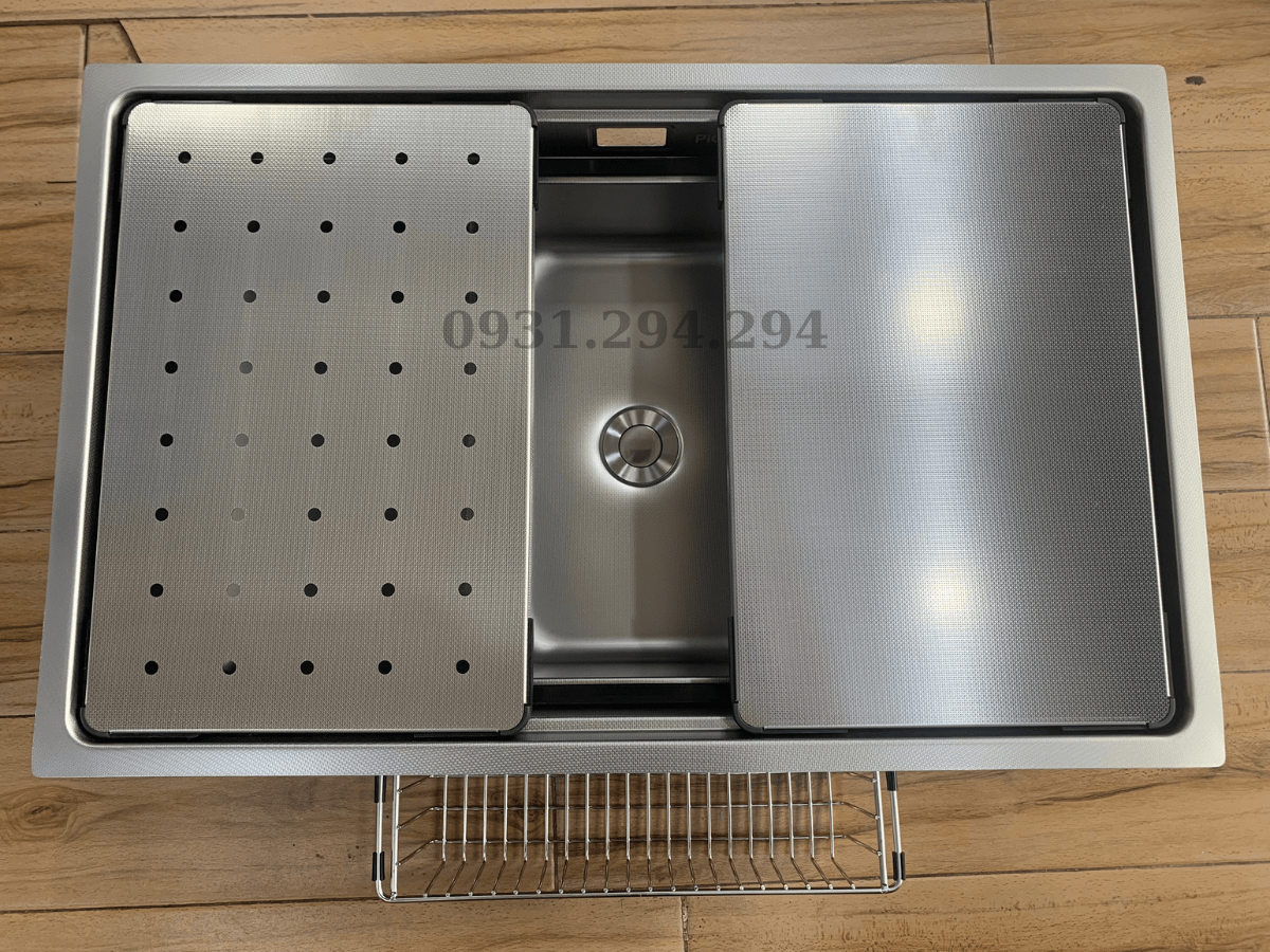 Chậu inox Pigo PGC 7645 MTS (Decor)