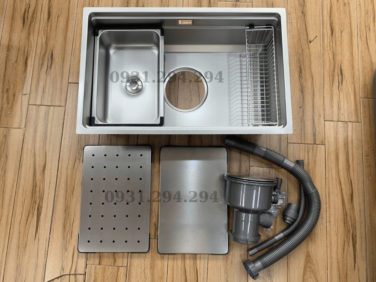 Chậu inox Pigo PGC 7645 MTS (Decor)
