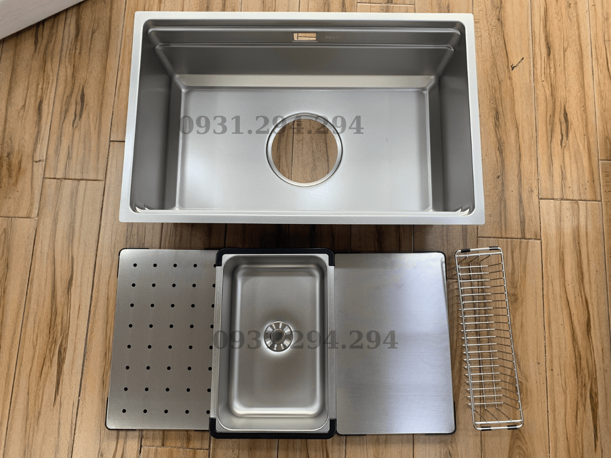 Chậu inox Pigo PGC 7645 MTS (Decor)
