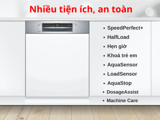 Máy rửa chén Bosch SMI4HAS48E