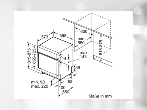 Máy rửa chén Bosch SMI4HAS48E