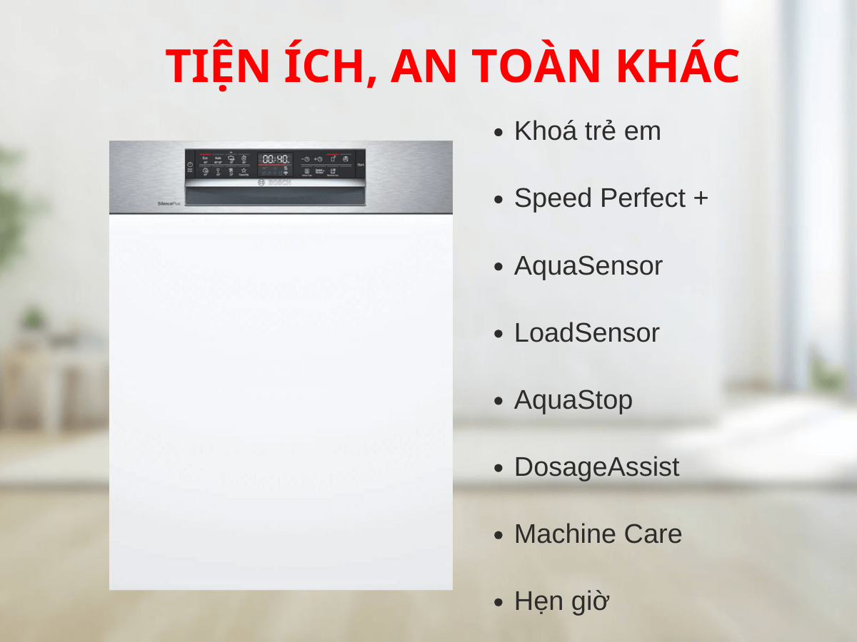 Máy rửa chén Bosch SMI6ECS93E