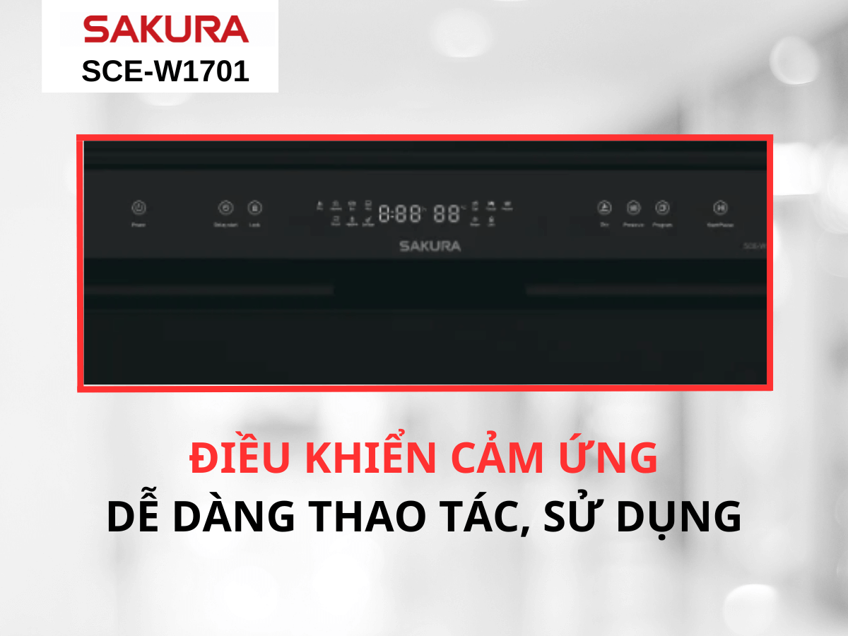Điều khiển cảm ứng và màn hình LED hiện đại