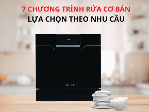 Máy rửa chén Spelier SMS 08 DW/UOZ