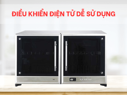 máy sấy chén bát canzy cz 68sr (5) Điều khiển điện tử dễ sử dụng