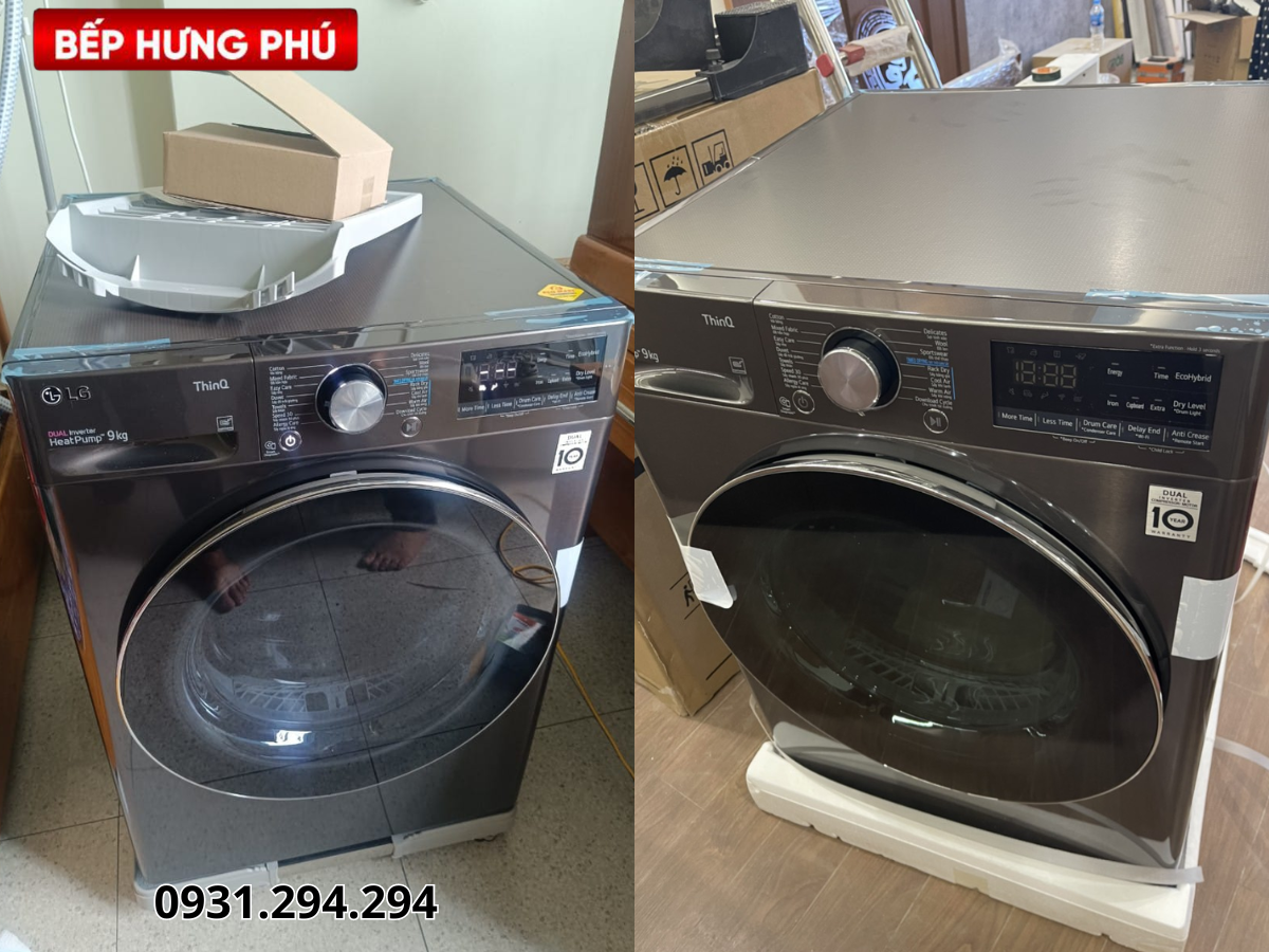 máy sấy LG DVHP09B