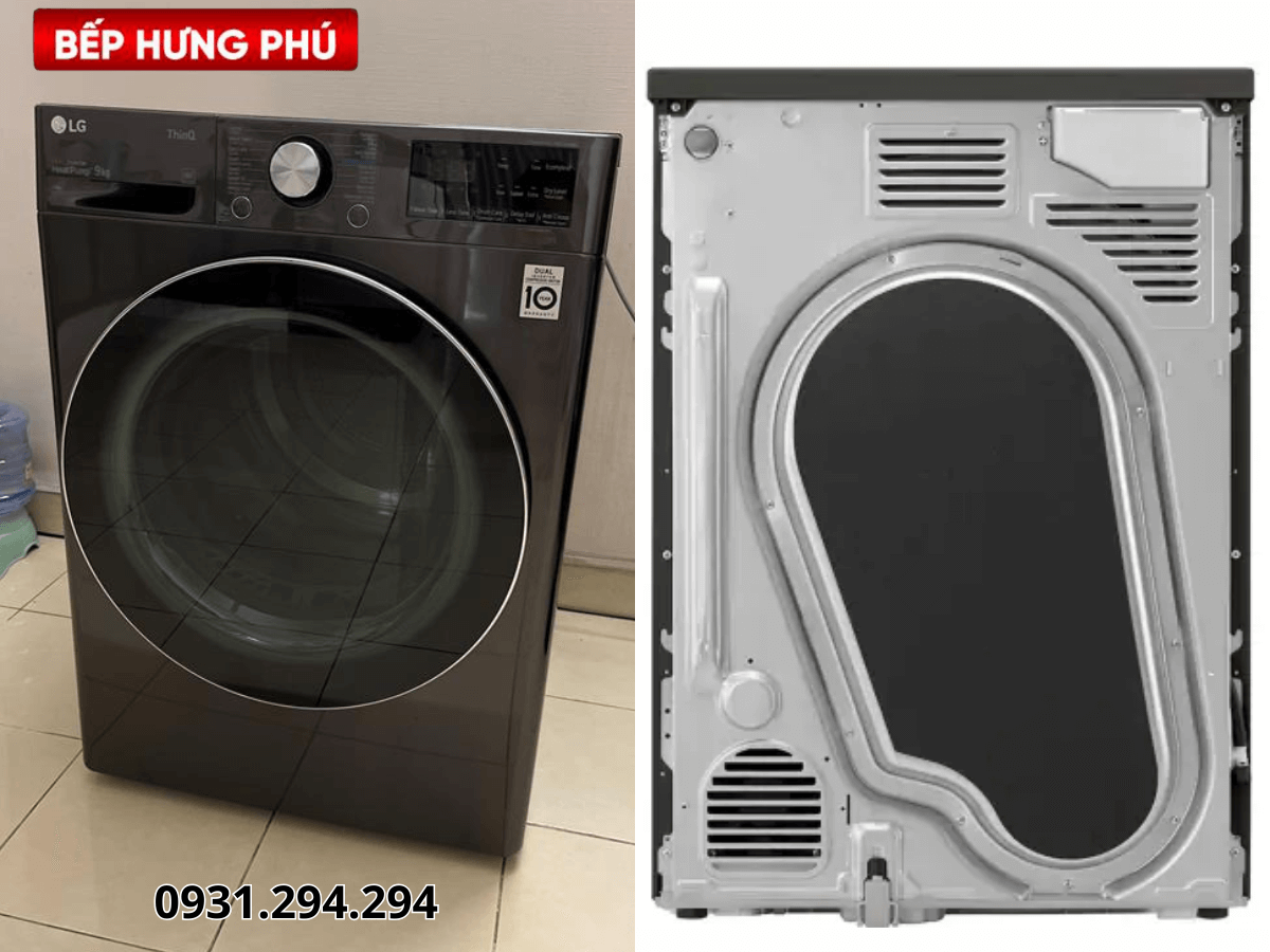 máy sấy LG DVHP09B