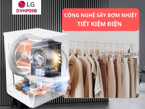 Công nghệ DUAL Inverter Heat Pump™ tiết kiệm điện, bảo vệ sợi vải