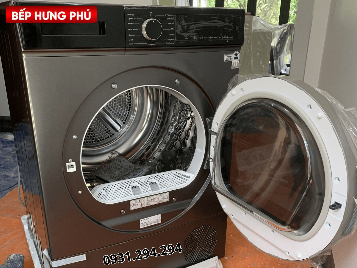 Máy sấy Malloca MTD-T1510HP Heat Pump 10kg