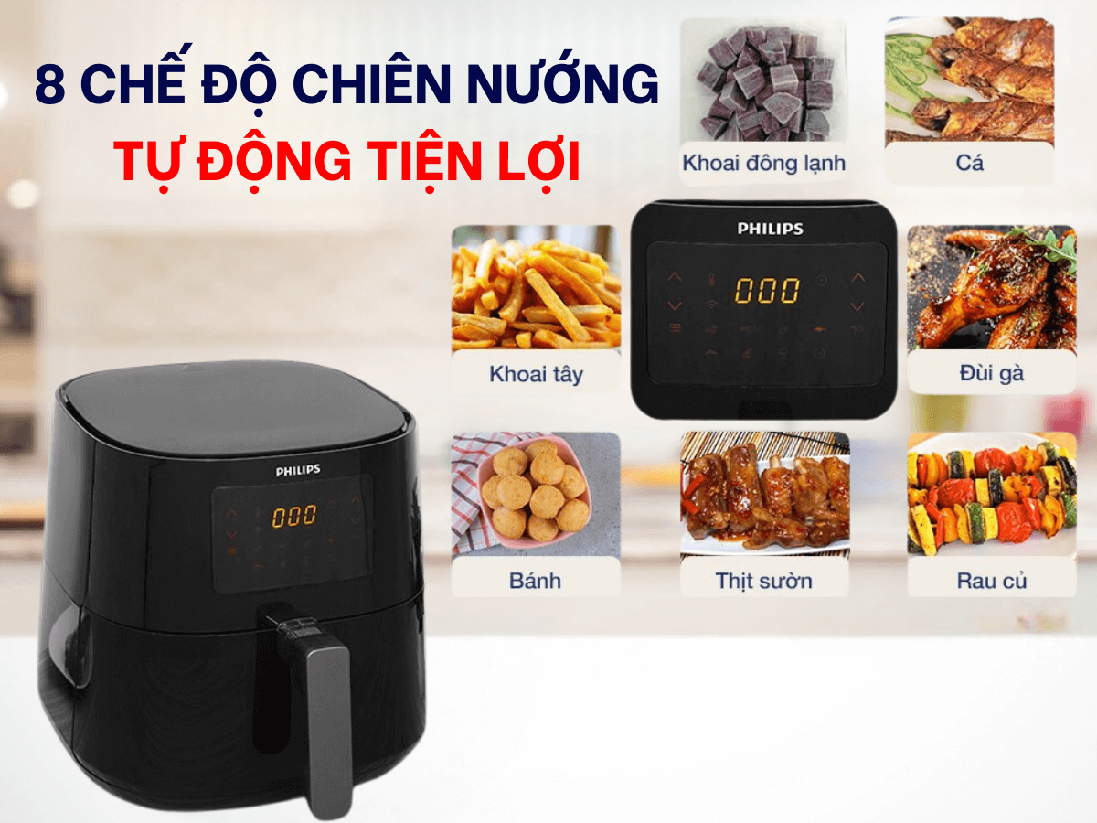 Nồi chiên không dầu Philips HD9280/90
