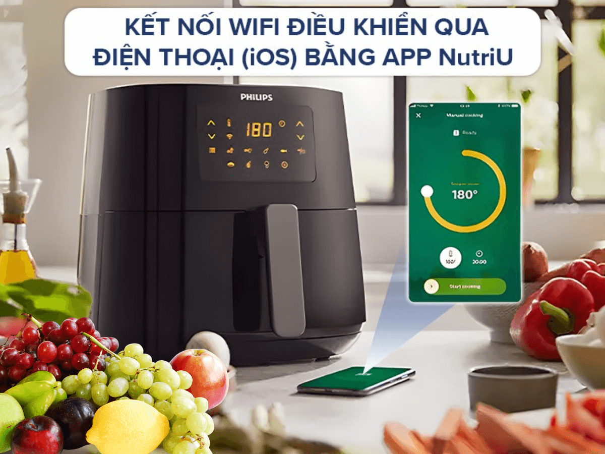 Nồi chiên không dầu Philips HD9280/90