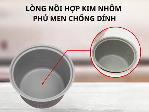 Lòng nồi hợp kim nhôm phủ men chống dính
