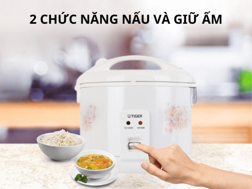 2 chức năng nấu và giữ ấm